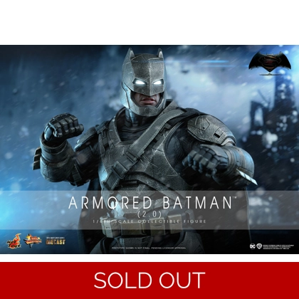 Hot Toys – Batman v Superman: Dawn of Justice - 1/6th scale Armored Batman (2.0) Figure